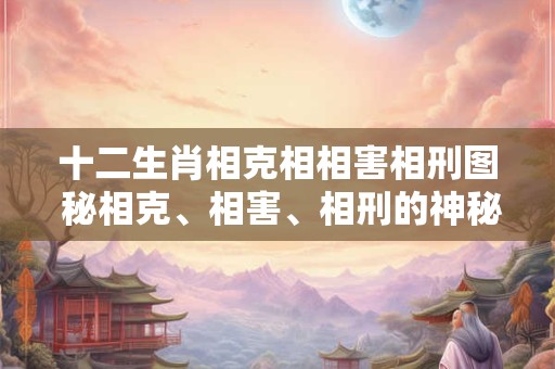 十二生肖相克相相害相刑图 秘相克、相害、相刑的神秘关系图
