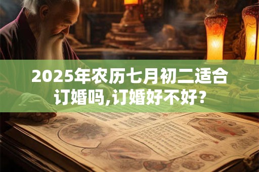 2025年农历七月初二适合订婚吗,订婚好不好？