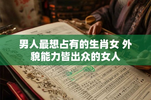 男人最想占有的生肖女 外貌能力皆出众的女人