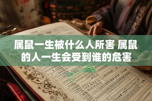 属鼠一生被什么人所害 属鼠的人一生会受到谁的危害