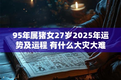 95年属猪女27岁2026年运势及运程 有什么大灾大难