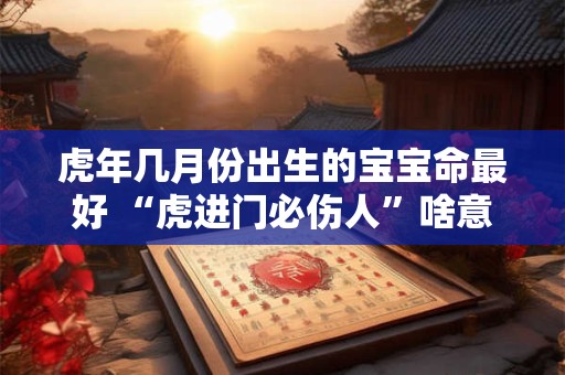 虎年几月份出生的宝宝命最好 “虎进门必伤人”啥意思