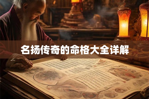 名扬传奇的命格大全详解