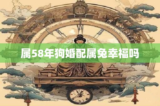 属58年狗婚配属兔幸福吗