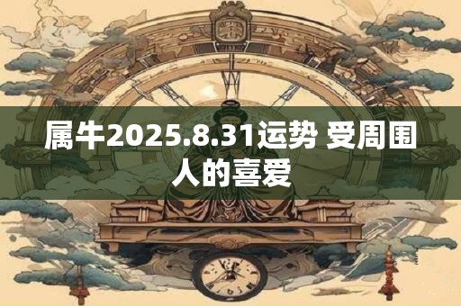 属牛2025.8.31运势 受周围人的喜爱