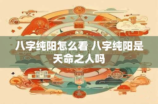 八字纯阳怎么看 八字纯阳是天命之人吗