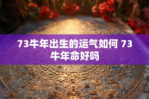 73牛年出生的运气如何 73牛年命好吗