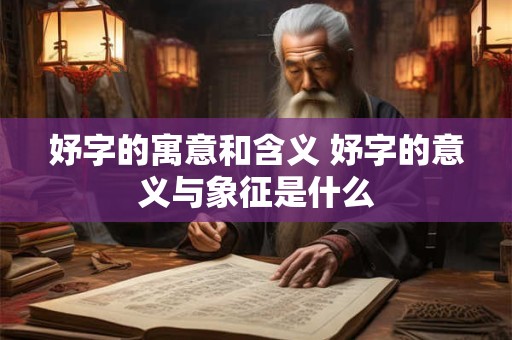 妤字的寓意和含义 妤字的意义与象征是什么