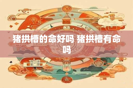 猪拱槽的命好吗 猪拱槽有命吗