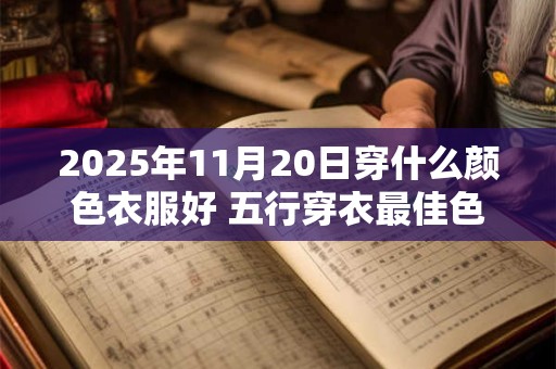 2025年11月20日穿什么颜色衣服好 五行穿衣最佳色