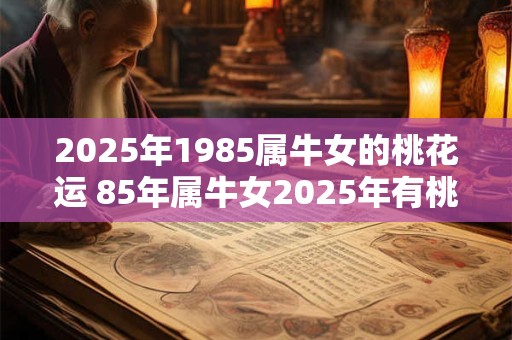2025年1985属牛女的桃花运 85年属牛女2025年有桃花运吗