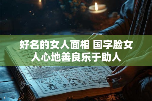 好名的女人面相 国字脸女人心地善良乐于助人