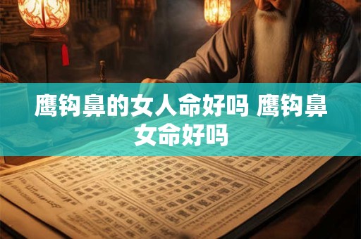 鹰钩鼻的女人命好吗 鹰钩鼻女命好吗