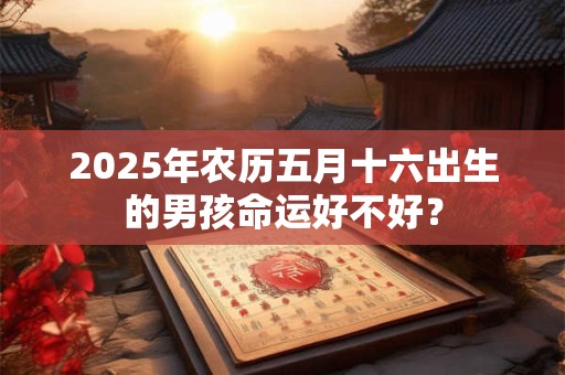 2025年农历五月十六出生的男孩命运好不好？