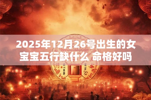 2025年12月26号出生的女宝宝五行缺什么 命格好吗