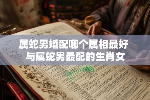 属蛇男婚配哪个属相最好 与属蛇男最配的生肖女