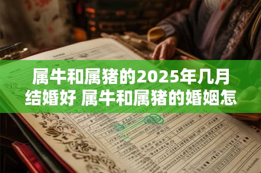 属牛和属猪的2025年几月结婚好 属牛和属猪的婚姻怎么样 属牛和属猪的2025年几月结婚好 属牛和属猪的婚姻怎么样