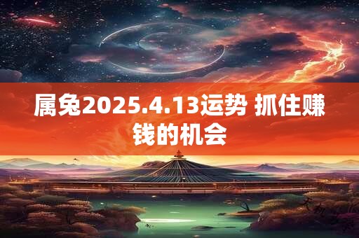 属兔2025.4.13运势 抓住赚钱的机会