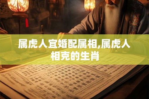 属虎人宜婚配属相,属虎人相克的生肖