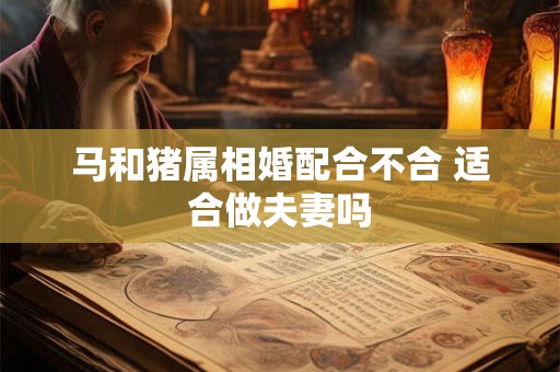 马和猪属相婚配合不合 适合做夫妻吗
