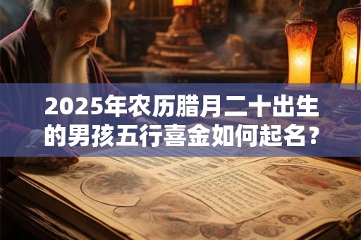 2025年农历腊月二十出生的男孩五行喜金如何起名？