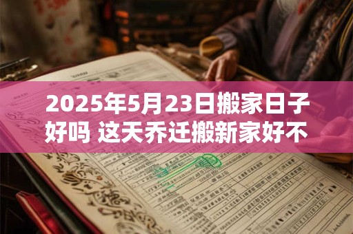 2025年5月23日搬家日子好吗 这天乔迁搬新家好不好
