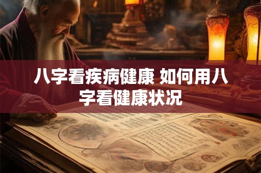 八字看疾病健康 如何用八字看健康状况