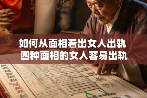 如何从面相看出女人出轨 四种面相的女人容易出轨