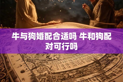 牛与狗婚配合适吗 牛和狗配对可行吗