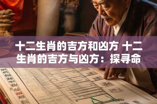 十二生肖的吉方和凶方 十二生肖的吉方与凶方：探寻命运之谜