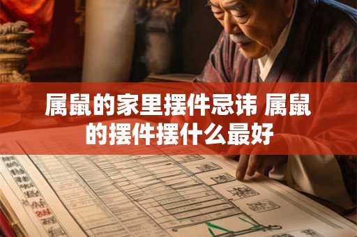 属鼠的家里摆件忌讳 属鼠的摆件摆什么最好