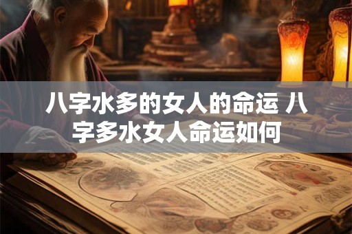 八字水多的女人的命运 八字多水女人命运如何