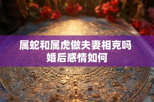 属蛇和属虎做夫妻相克吗 婚后感情如何 属蛇和属虎做夫妻相克吗 婚后感情如何