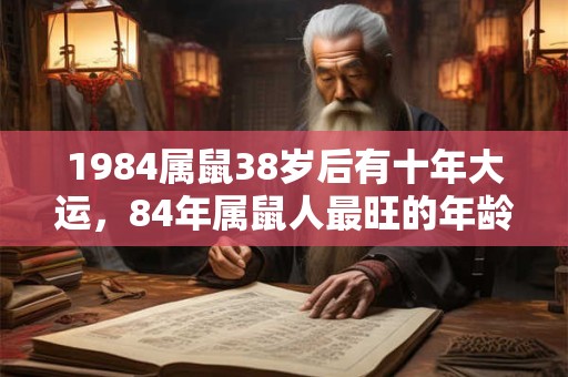 1984属鼠38岁后有十年大运，84年属鼠人最旺的年龄