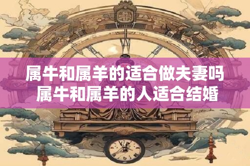属牛和属羊的适合做夫妻吗 属牛和属羊的人适合结婚吗
