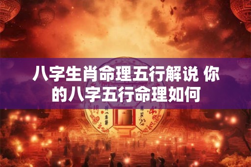 八字生肖命理五行解说 你的八字五行命理如何