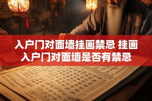 入户门对面墙挂画禁忌 挂画入户门对面墙是否有禁忌