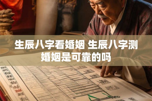 生辰八字看婚姻 生辰八字测婚姻是可靠的吗