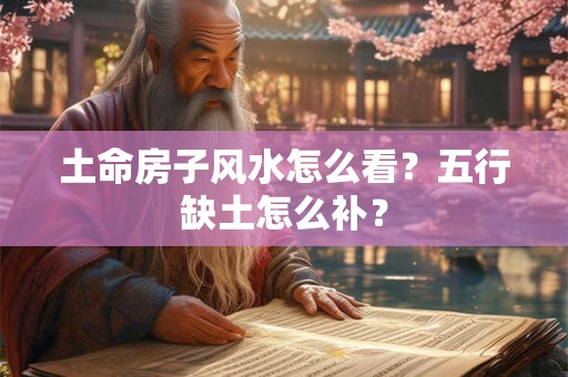 土命房子风水怎么看?五行缺土怎么补? 土命房子风水怎么看?五行缺土怎么补?