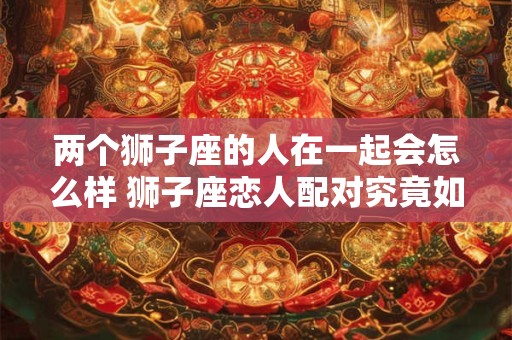 两个狮子座的人在一起会怎么样 狮子座恋人配对究竟如何