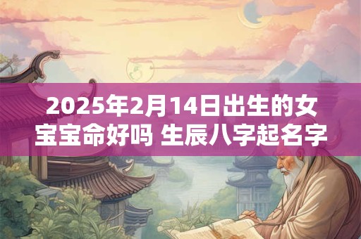 2025年2月14日出生的女宝宝命好吗 生辰八字起名字