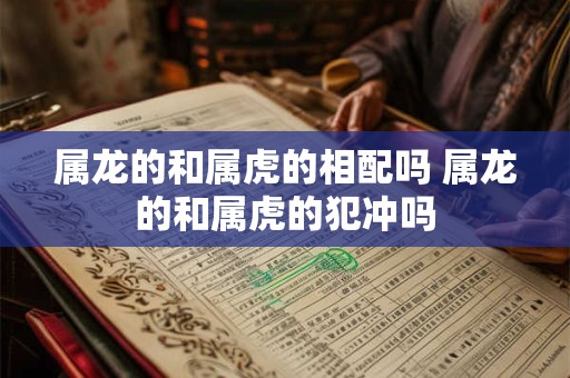 属龙的和属虎的相配吗 属龙的和属虎的犯冲吗
