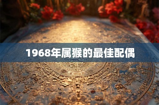 1968年属猴的最佳配偶
