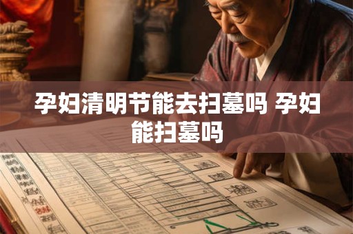 孕妇清明节能去扫墓吗 孕妇能扫墓吗
