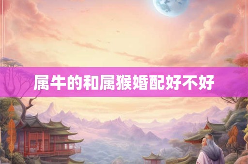 属牛的和属猴婚配好不好