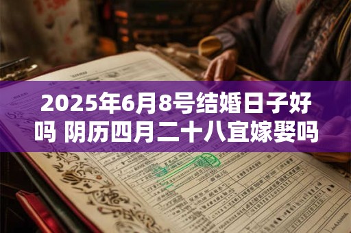 2025年6月8号结婚日子好吗 阴历四月二十八宜嫁娶吗