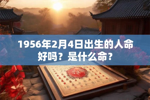 1956年2月4日出生的人命好吗？是什么命？