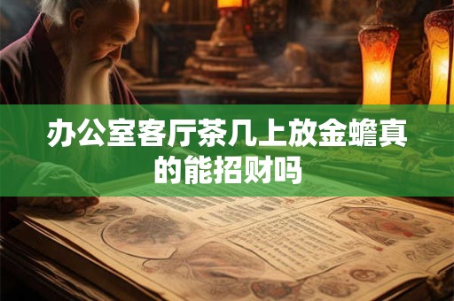 办公室客厅茶几上放金蟾真的能招财吗