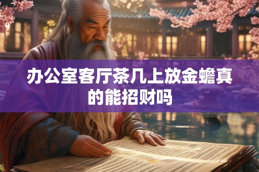 办公室客厅茶几上放金蟾真的能招财吗
