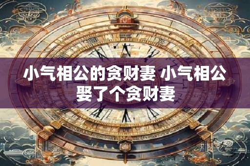 小气相公的贪财妻 小气相公娶了个贪财妻